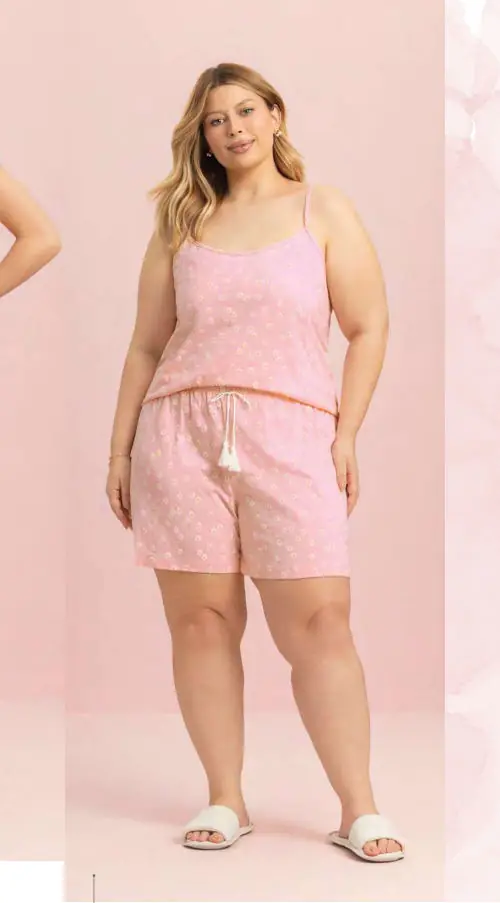 Short Doll Alça — pijama feminino Lua Encantada Verão 2027, ref. 10920020