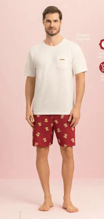 Pijama Manga Curta — pijama feminino Lua Encantada Verão 2027, ref. 12270166