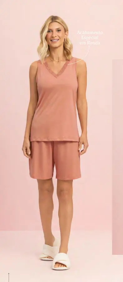 Bermudoll Regata — pijama feminino Lua Encantada Verão 2027, ref. 16600098