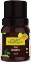 Óleo Aromático Chocolate e Limão Siciliano 10ml — Êvie D’Parfum