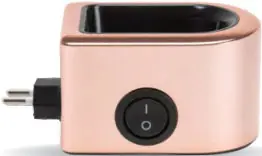 Difusor elétrico cromado Rosê Bivolt - polímero — Êvie D’Parfum
