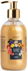 Sabonete Líquido Flores e Frutas Dourado 250ml — Êvie D’Parfum